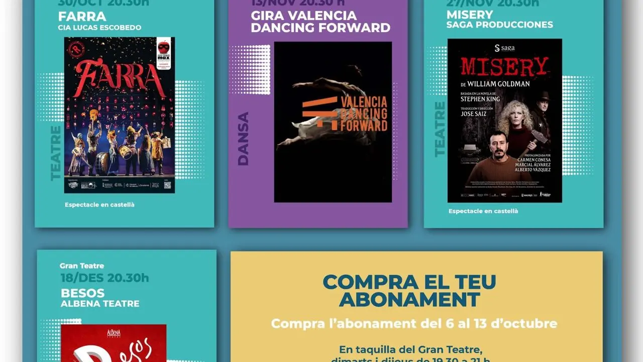 Abonament teatral de tardor