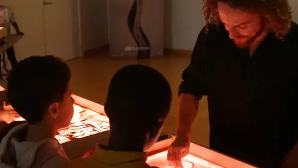 Atelier Musique, sable et lumière